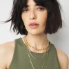Olive + Gold Convertible Necklace*White House Black Market New