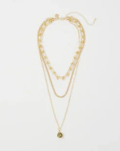 Olive + Gold Convertible Necklace*White House Black Market New