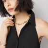 Olive + Gold Single Strand Necklace*White House Black Market Online