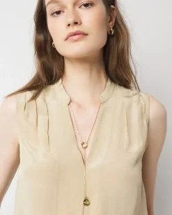 Olive + Gold Y Necklace*White House Black Market Sale