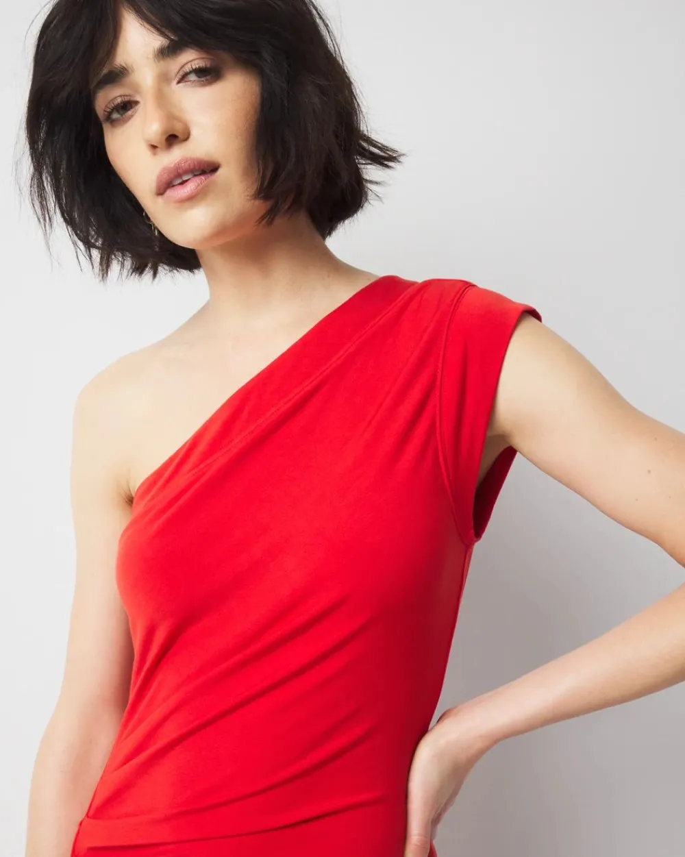 One-Shoulder Midi Dress*White House Black Market Best