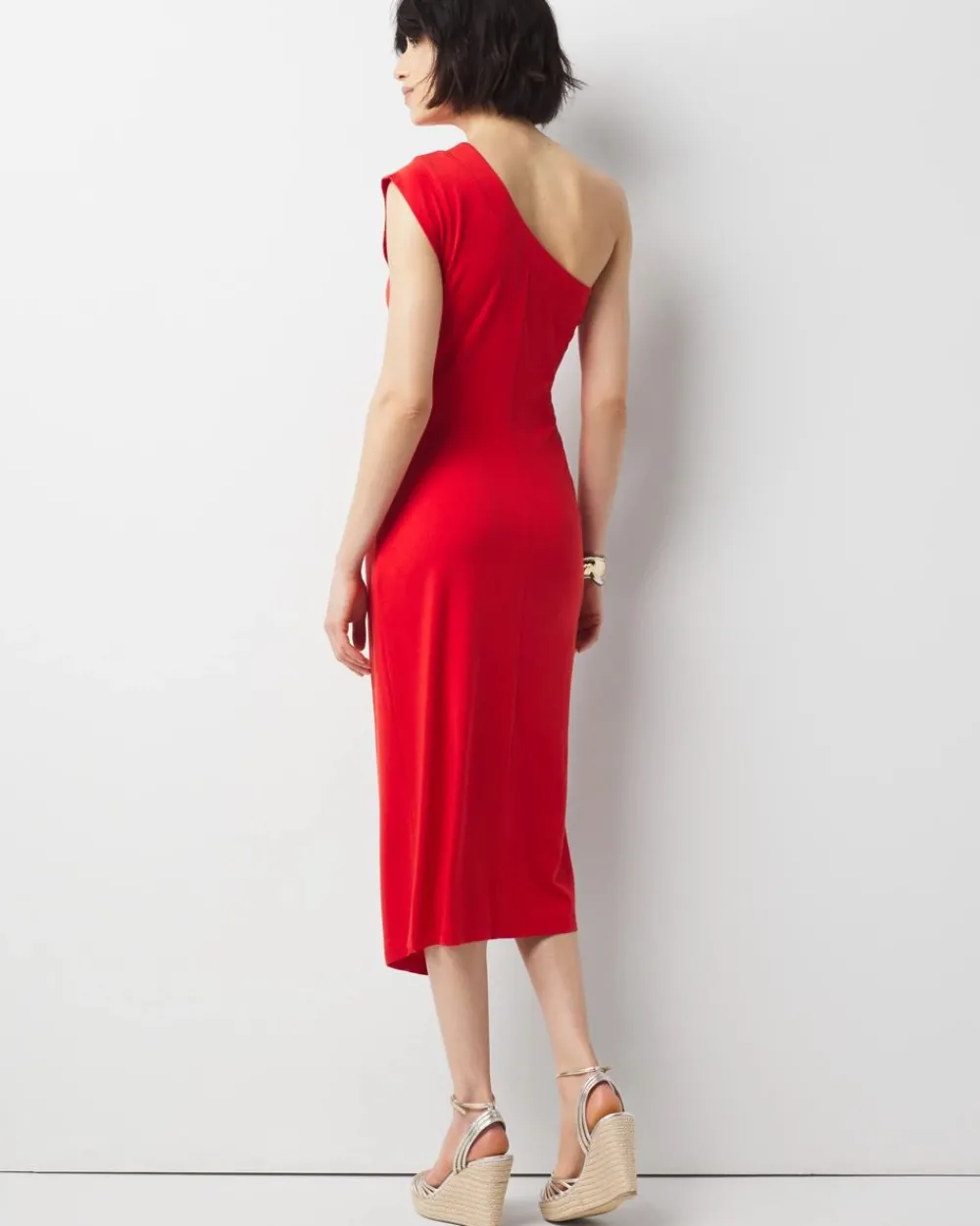 One-Shoulder Midi Dress*White House Black Market Best