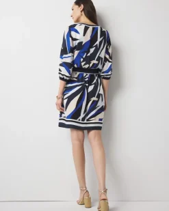 Palm Print Wrap Dress*White House Black Market Best