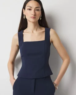 Peplum Bustier Tank*White House Black Market Clearance