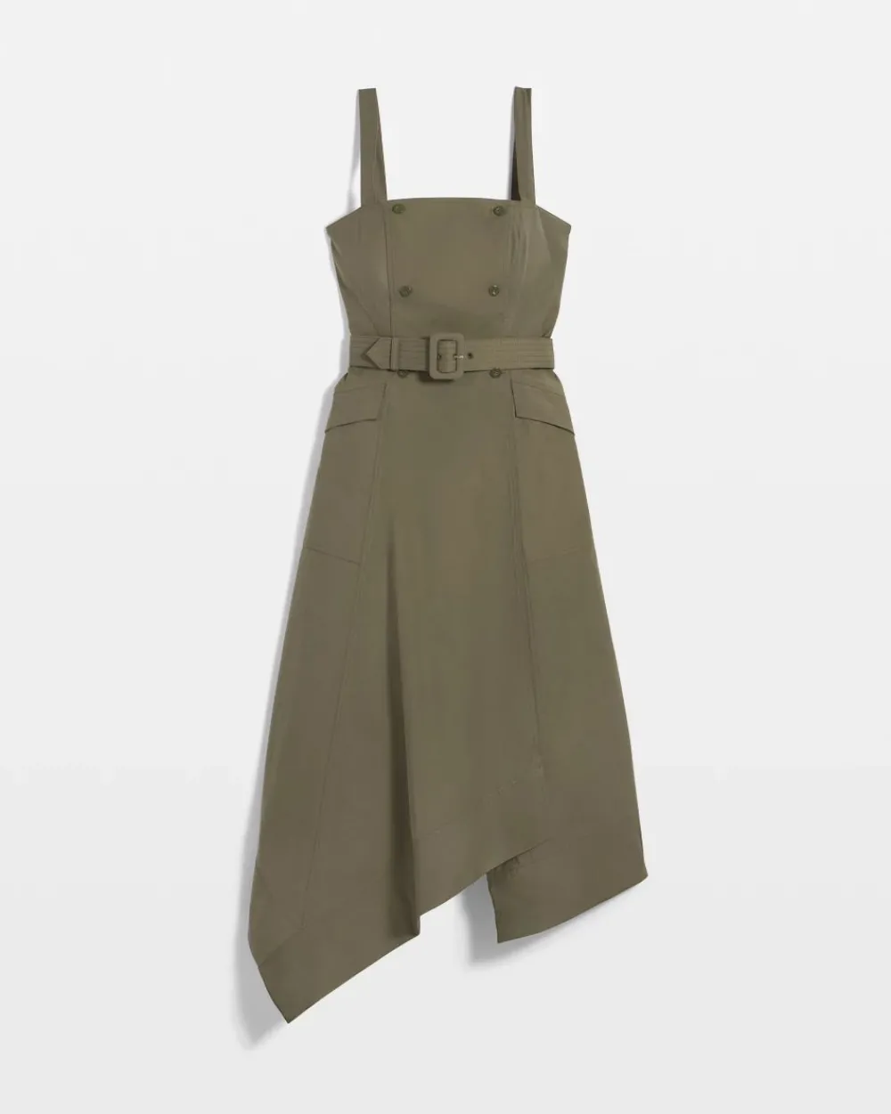 Petite Asymmetric Trench Midi Dress*White House Black Market Online