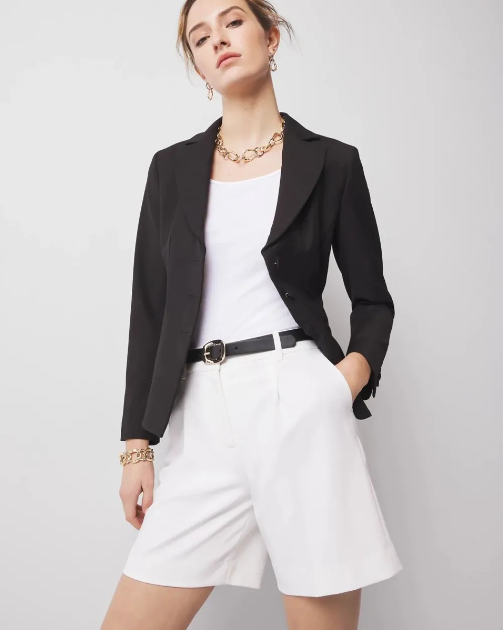 Petite 3-Button Signature Blazer*White House Black Market Best