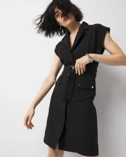 Petite Cargo Shirt Dress*White House Black Market Best
