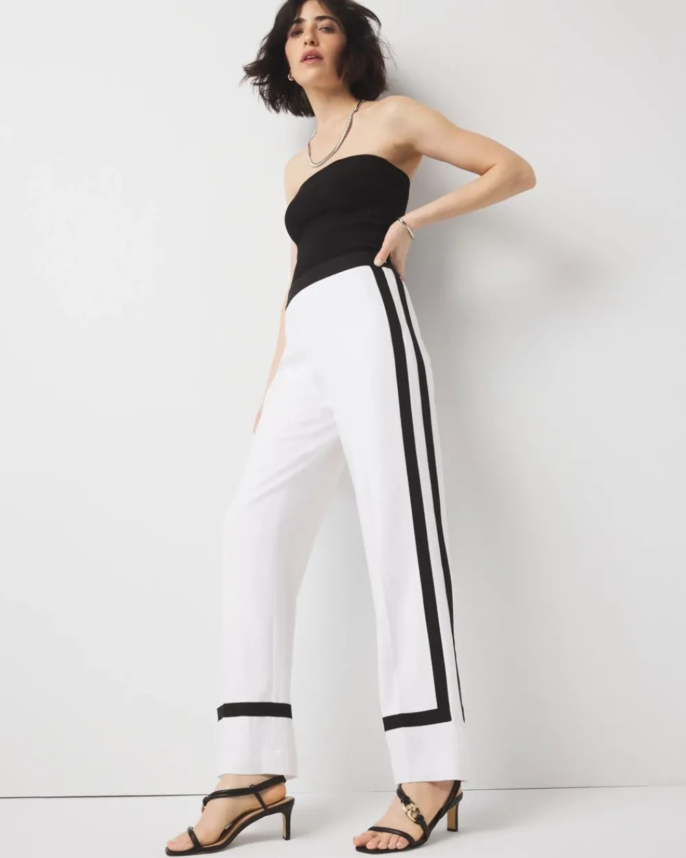 Petite Colorblocked Trouser*White House Black Market Fashion