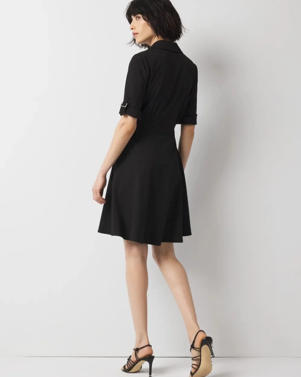 Petite Crepe Shirt Dress*White House Black Market Online