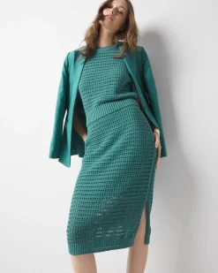 Petite Crochet Pencil Skirt*White House Black Market Hot