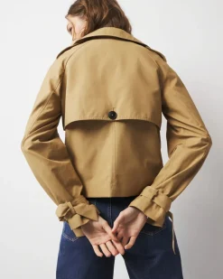 Petite Cropped Trench Coat*White House Black Market Outlet