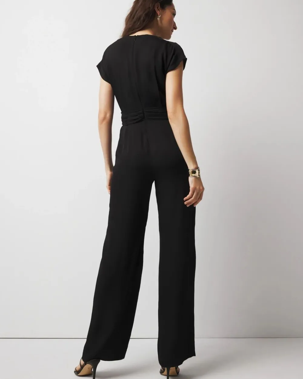 Petite Crossover-Front Jumpsuit*White House Black Market Outlet