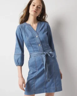 Petite Denim Mini Dress*White House Black Market Online