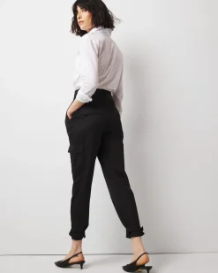 Petite Extra High-Rise Pret Cargo Tapered Ankle Pant*White House Black Market Outlet