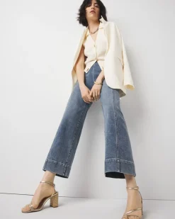Petite Extra High-Rise Wide Leg Cropped Jean*White House Black Market Online