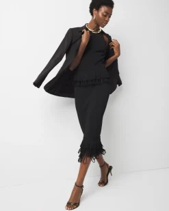 Petite Fringe Hem Pencil Skirt*White House Black Market Best