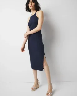 Petite Halter Sweater Dress*White House Black Market Clearance