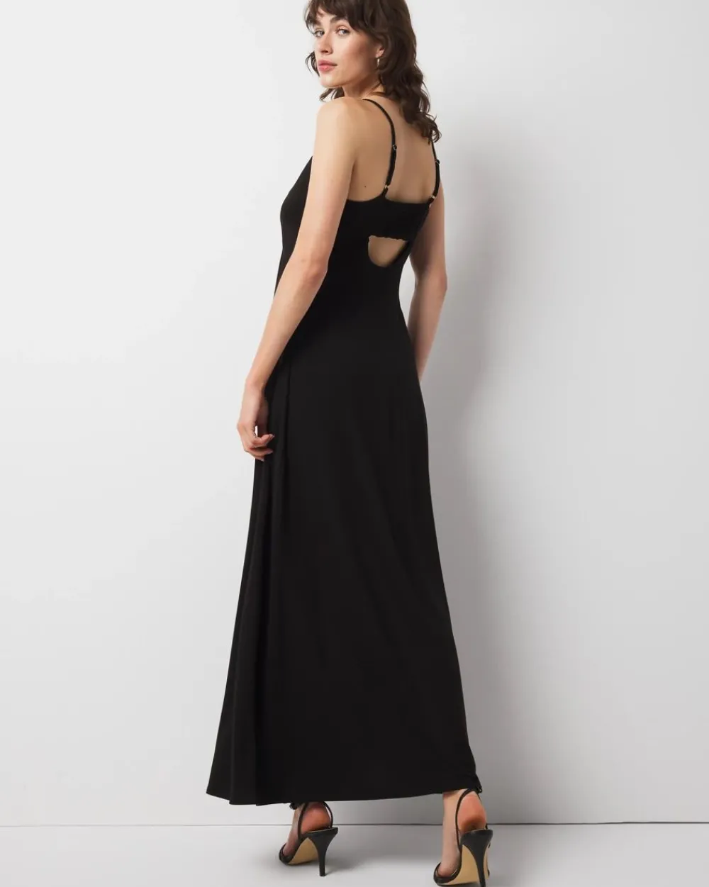 Petite Hardware Jersey Maxi Dress*White House Black Market Fashion