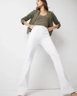 Petite High-Rise Novelty Chain Trouser Jean*White House Black Market Clearance