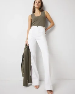 Petite High-Rise Novelty Chain Trouser Jean*White House Black Market Clearance