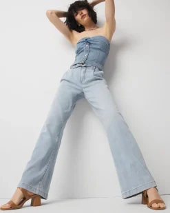 Petite High-Rise Pleated Trouser Jean*White House Black Market Online