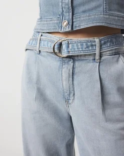 Petite High-Rise Pleated Trouser Jean*White House Black Market Online