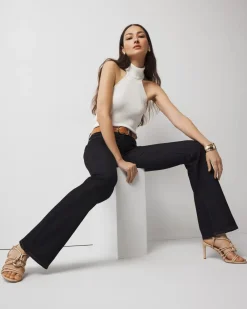 Petite High-Rise Skinny Flare Jeans*White House Black Market Outlet