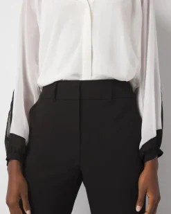 Petite High-Rise Trouser*White House Black Market New