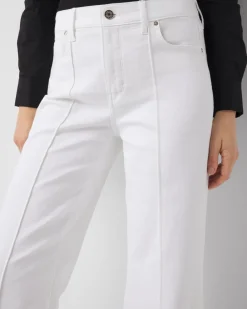 Petite High-Rise Wide Leg Cropped Jeans*White House Black Market Outlet
