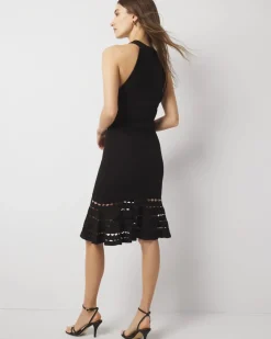 Petite Keyhole Halter Sweater Dress*White House Black Market Sale