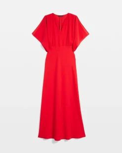 Petite Kimono Sleeve Crepe Gown*White House Black Market Online