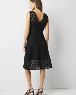 Petite Lace Cocktail Dress*White House Black Market Clearance