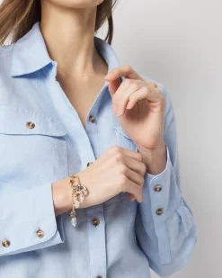 Petite Linen Button-Down Shirt*White House Black Market Fashion