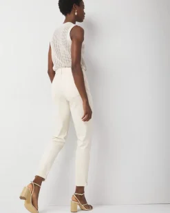 Petite Mid-Rise Embellished Girlfriend Jean*White House Black Market Best