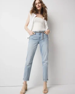Petite Mid-Rise Girlfriend Jean*White House Black Market Online