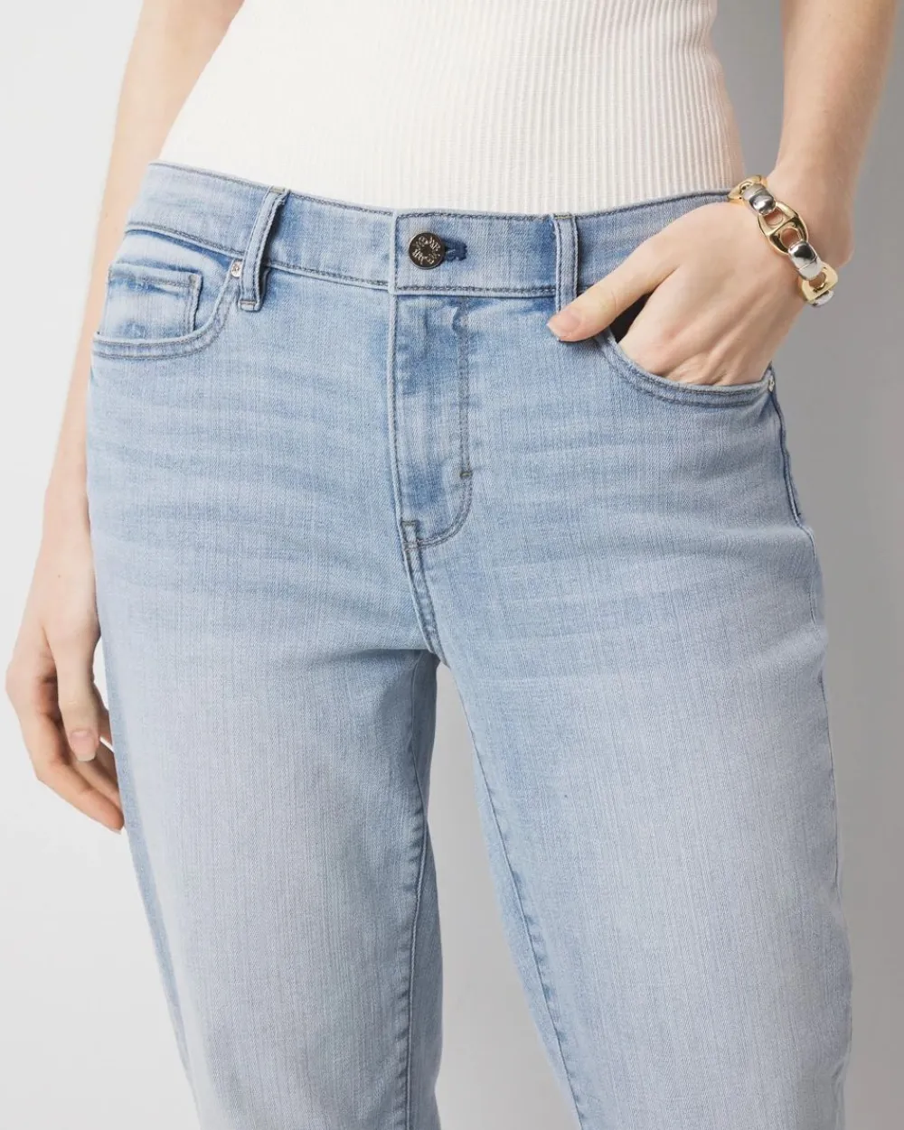 Petite Mid-Rise Girlfriend Jean*White House Black Market Online