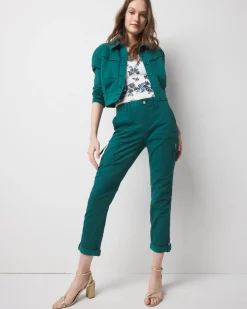 Petite Mid-Rise Pret-A-Pedi Straight Cropped Pants*White House Black Market Sale