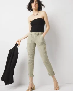 Petite Mid-Rise Pret-A-Pedi Straight Cropped Pants*White House Black Market Online