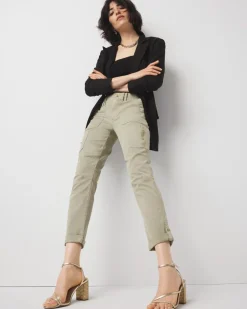 Petite Mid-Rise Pret-A-Pedi Straight Cropped Pants*White House Black Market Online