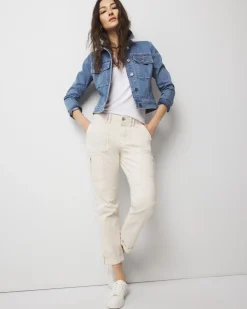 Petite Mid-Rise Pret-A-Pedi Straight Cropped Pants*White House Black Market Fashion