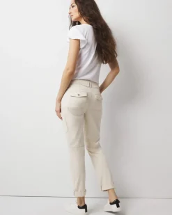 Petite Mid-Rise Pret-A-Pedi Straight Cropped Pants*White House Black Market Fashion