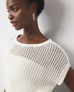 Petite Off-the-Shoulder Banded Bottom Sweater*White House Black Market Sale