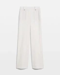 Petite Pinstripe Button-Tab Wide Leg Trouser*White House Black Market Online