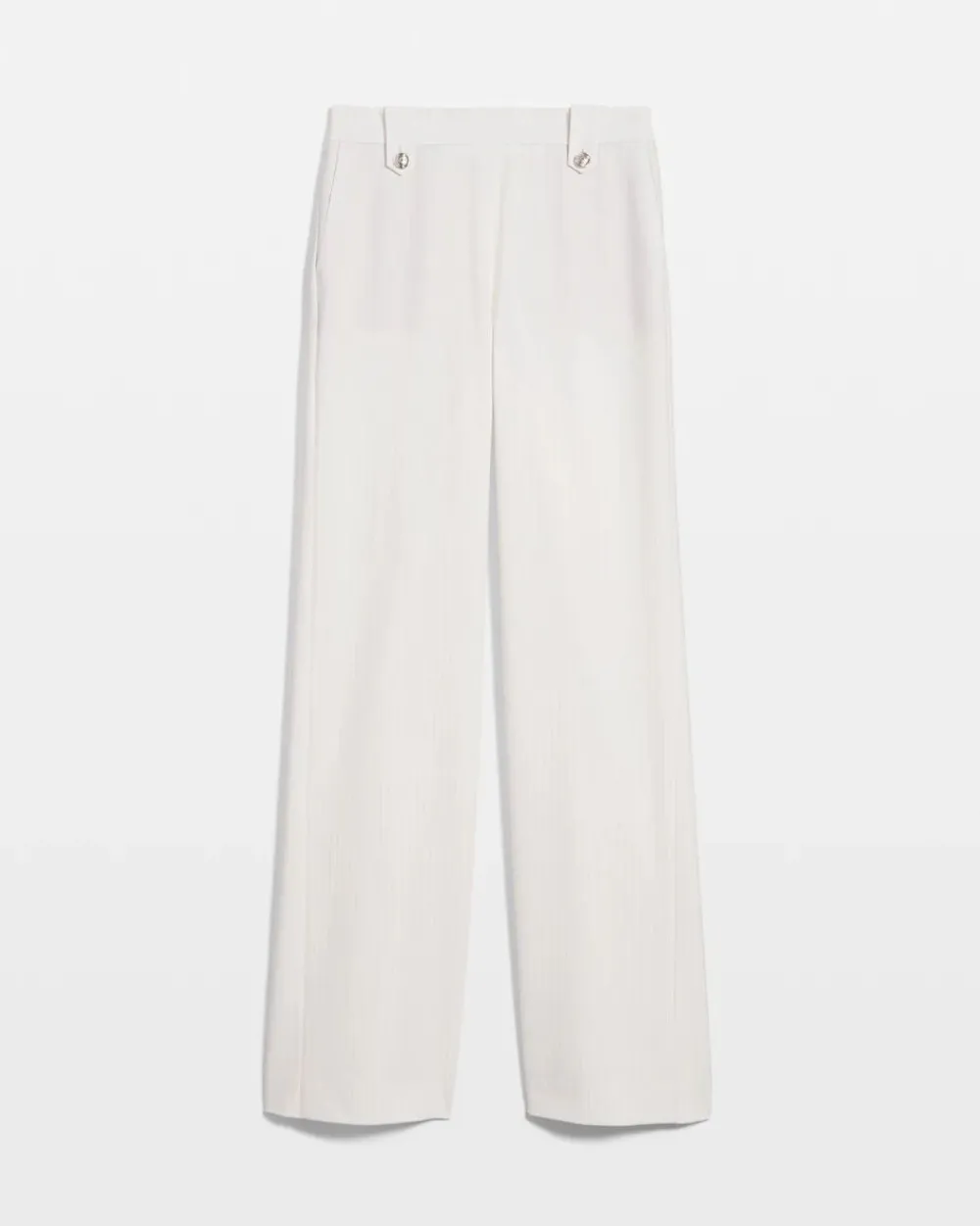 Petite Pinstripe Button-Tab Wide Leg Trouser*White House Black Market Online
