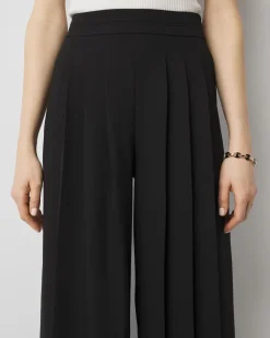 Petite Pleated Ultra-Wide Leg Pant*White House Black Market Fashion