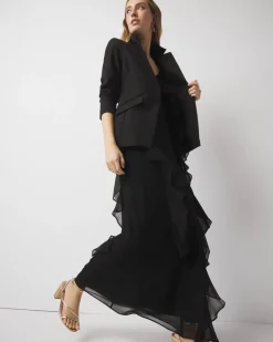 Petite Ruffle Slip Dress*White House Black Market Best