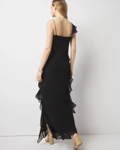 Petite Ruffle Slip Dress*White House Black Market Best