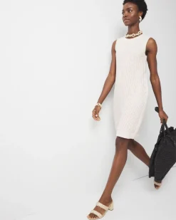 Petite Sequin Crochet Mini Dress*White House Black Market Clearance