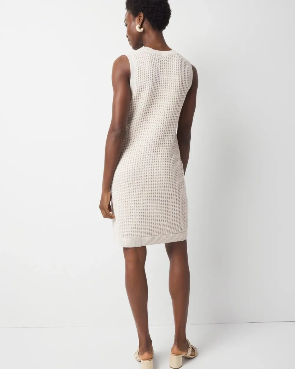 Petite Sequin Crochet Mini Dress*White House Black Market Clearance