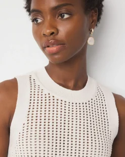 Petite Sequin Shimmer Tank Top*White House Black Market Discount